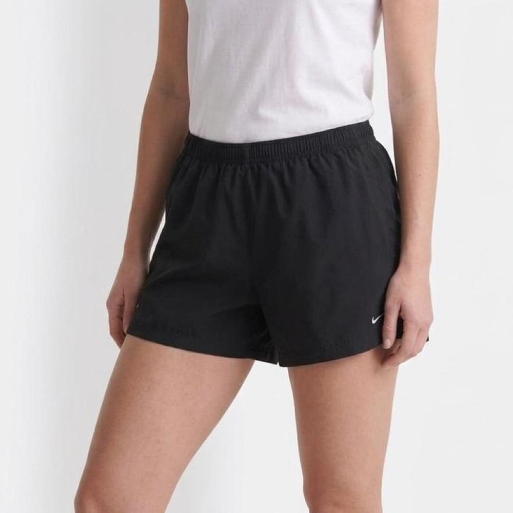 Nike black athletic shorts, size L.